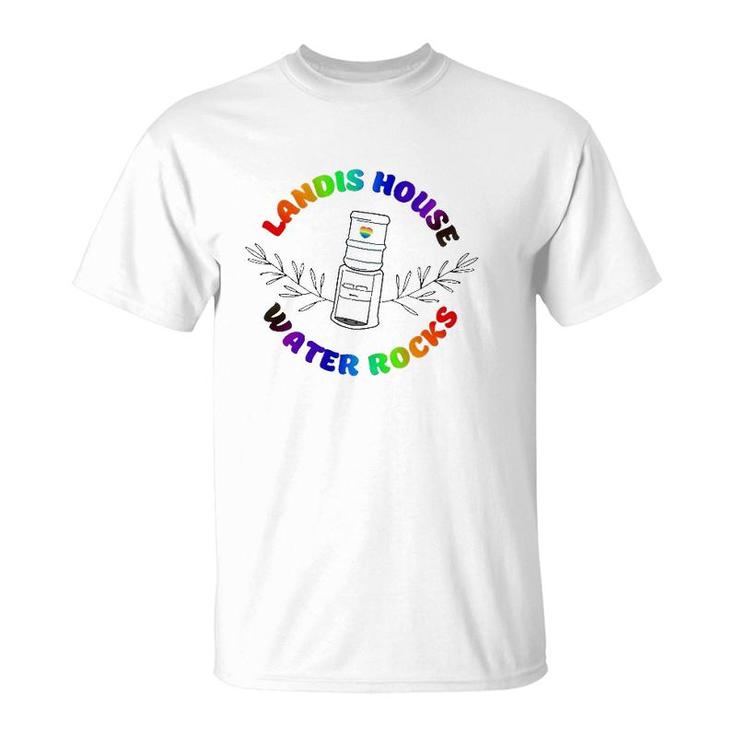 Lhwr Landis House Water Rocks Colorful T-Shirt