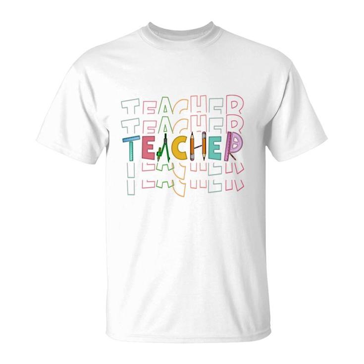 Math Teacher And A Creative And Logical Person At Work T-Shirt