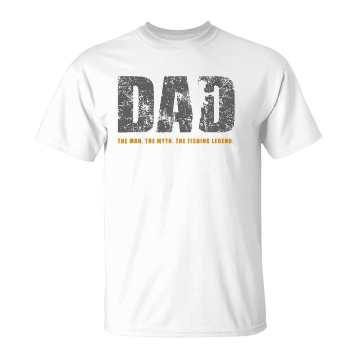 Mens Fishing Dad Fishing Lover Gift T-Shirt