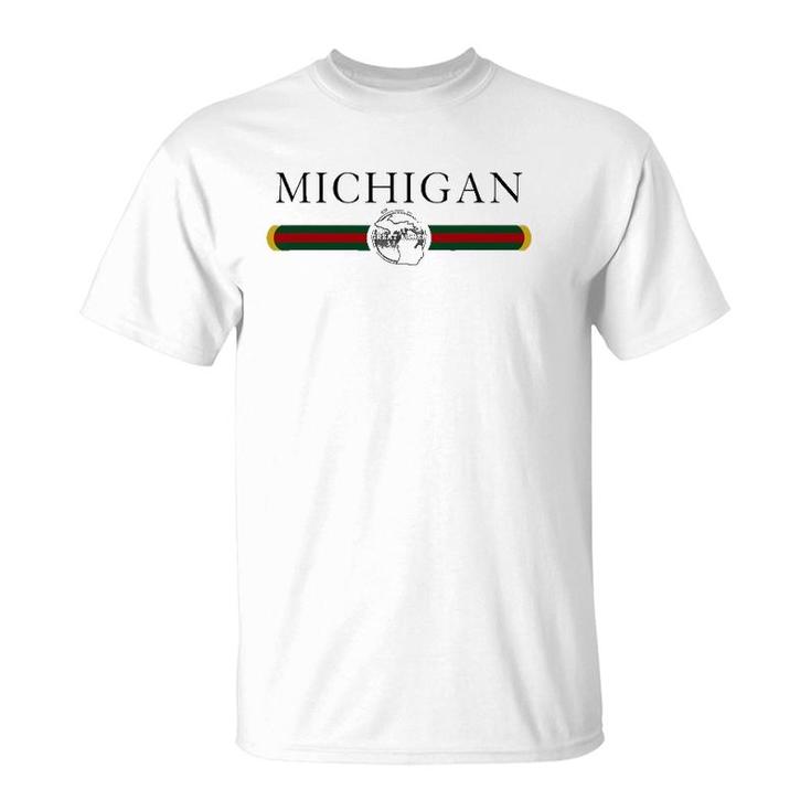 Michigan Style Home State Gift T-Shirt