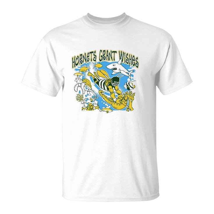 Mikaela Erin Lewin Make A Wish Scuba Diving Hornet T-shirt