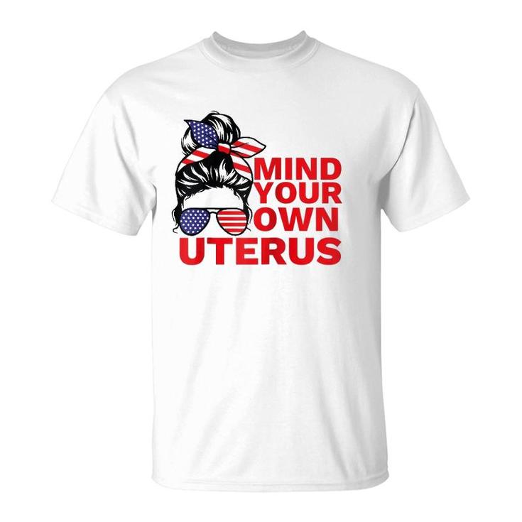 Mind Your Own Uterus Pro Choice Feminist Womens Rights Tee Raglan Baseball Tee T-Shirt