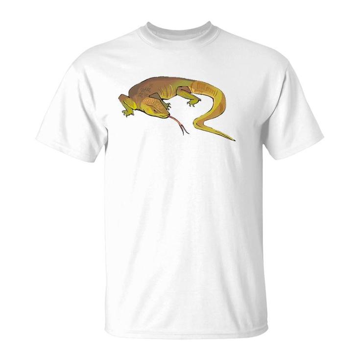 Monitor Lizard Savannah Reptile Pet Art Animal Lover T-Shirt