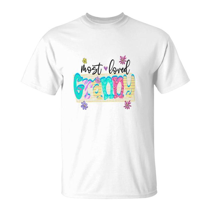 Most Loved Granny In The World From Daughter With Love Grandma New T-Shirt
