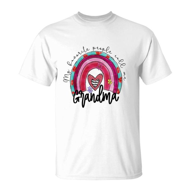 My Favorite People Call Me Grandma Idea New T-Shirt