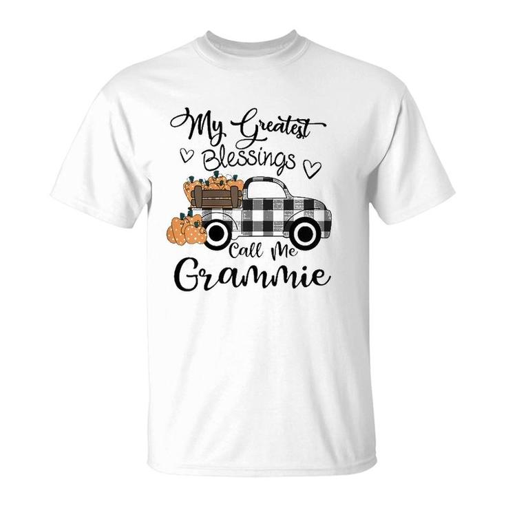 My Greatest Blessings Call Me Grammie - Autumn Gifts T-Shirt