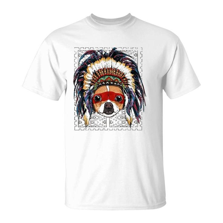 Native Indian Chihuahua Native American Indian Dog Lovers T-Shirt