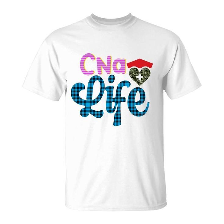 Nurses Day Cna Life Caro Blue Word Gift 2022 T-Shirt