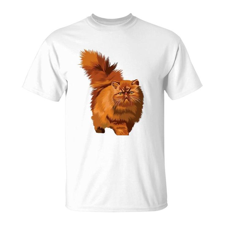 Persian Cat Cute Cat Pet Lover T-Shirt