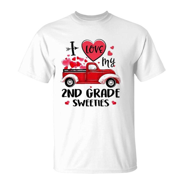 Ph Cute Truck Valentines Day 2Nd Grade Teacher Costume T-Shirt