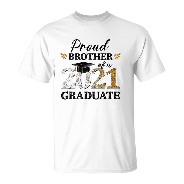 Proud Brother Of A 2021 Graduate Senior Graduation Grad T-Shirt