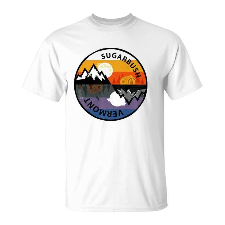 Retro Vintage Sugarbush Vermont Souvenir  T-Shirt