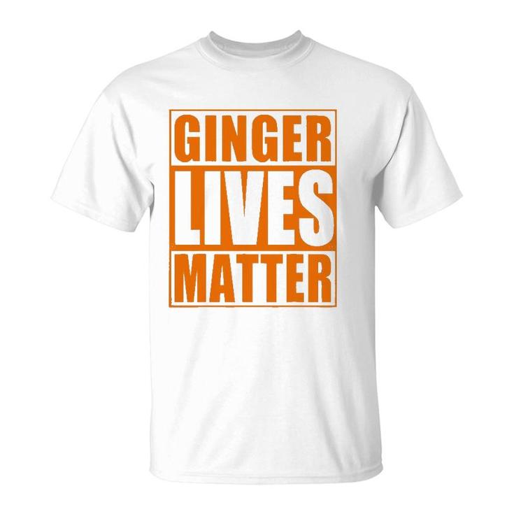 St Patricks Day Ginger Lives Matter Irish Redhead T-Shirt