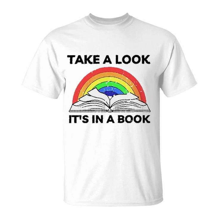 Take A Look Its In A Book Funny New Trend 2022 T-Shirt