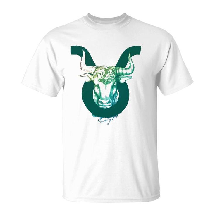 Taurus Watercolor Zodiac Gift T-Shirt