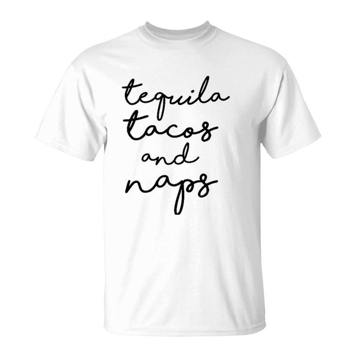 Tequila Tacos And Naps Funny Cinco De Mayo  Top Women T-Shirt