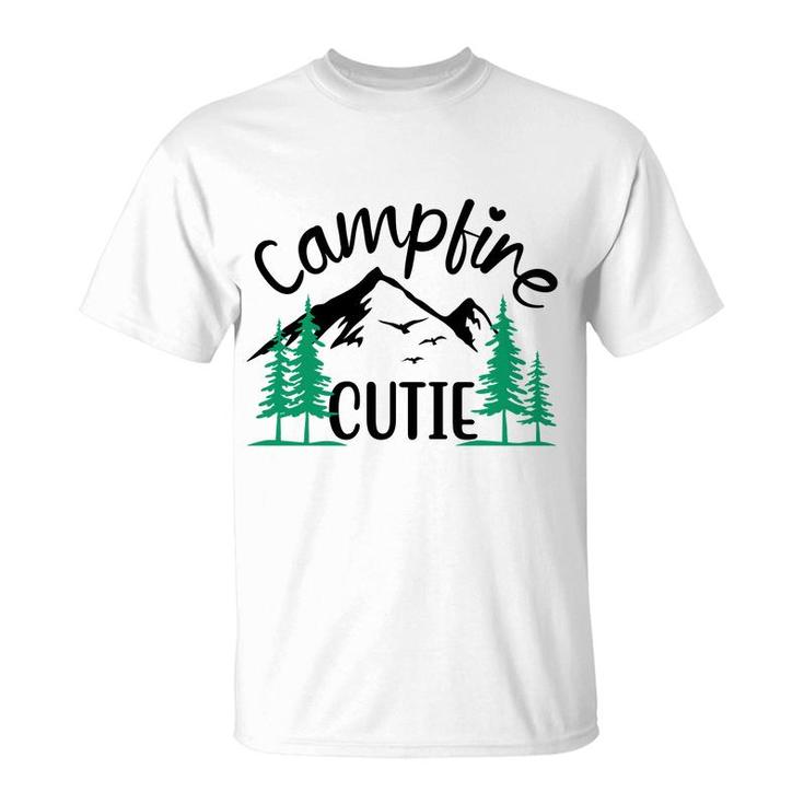 Travel Lover Has Camp With Campfire Cutie In Their Exploration T-Shirt