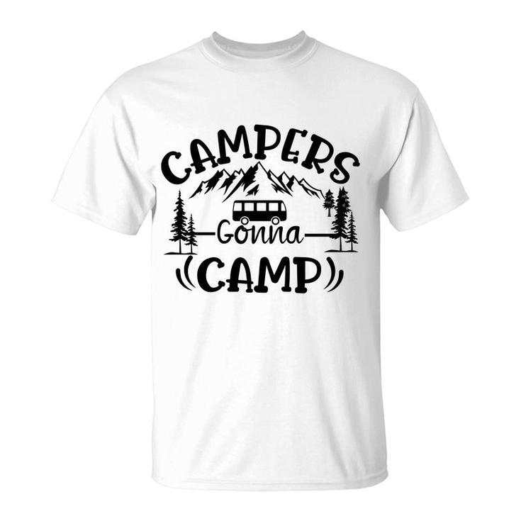 Travel Lover Is Campers Gonna Camp And Then Explore Here T-Shirt