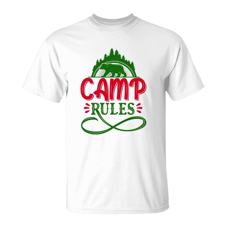 Travel Lover Makes Camp Rules For Them In The Exploration T-Shirt