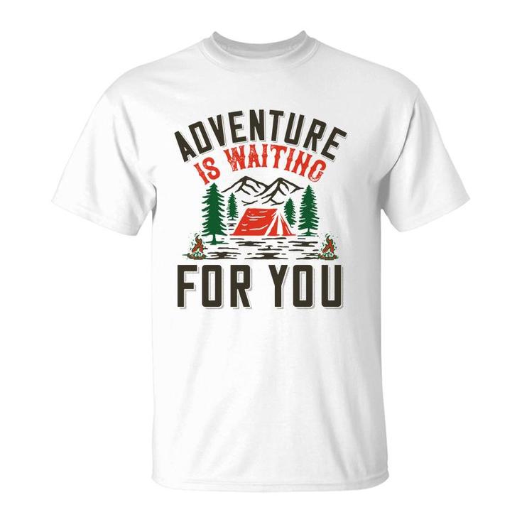 Travel Lover Says Adventure Is Waiting For You To Explore T-Shirt