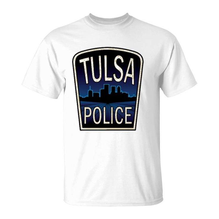 Tulsa Police Department Skyline Gift T-Shirt