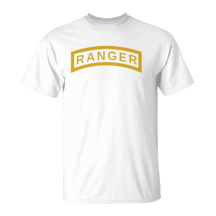 Us Army Ranger Yellow Tab Vintage Airborne Veteran Soldier T-Shirt