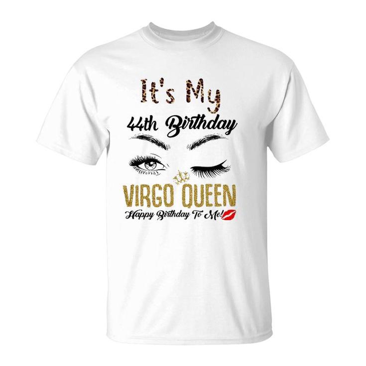 Virgo Queen Its My 44Th Bday 44 Years Old Girl 1977 Women T-Shirt