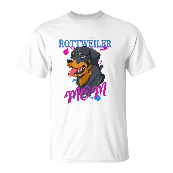 Womens Rottweiler Mom Gift Rottie  T-Shirt