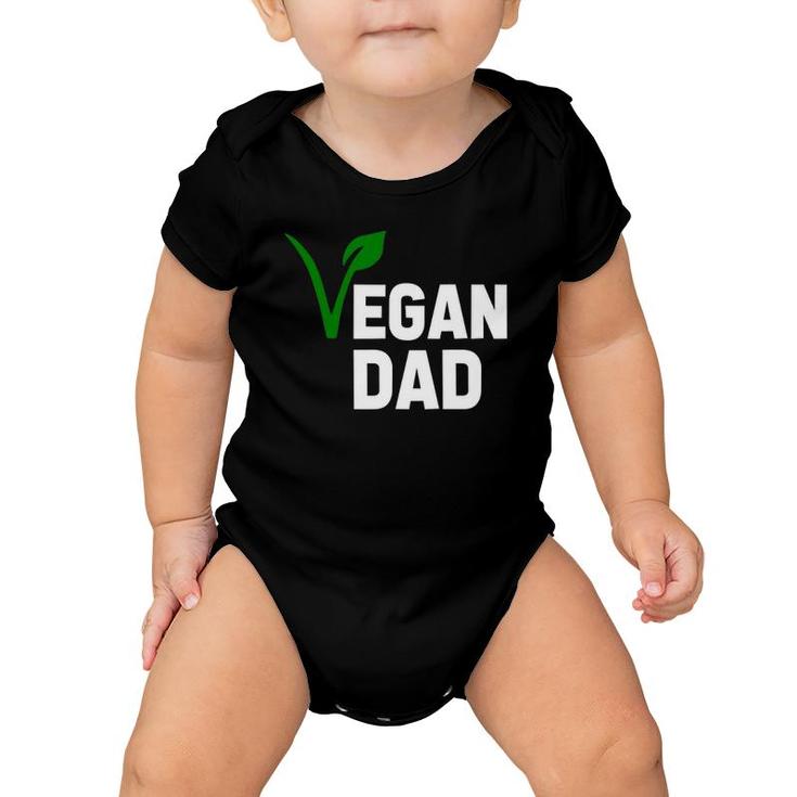 Fathers Day Veganism - Vegan Dad Baby Onesie