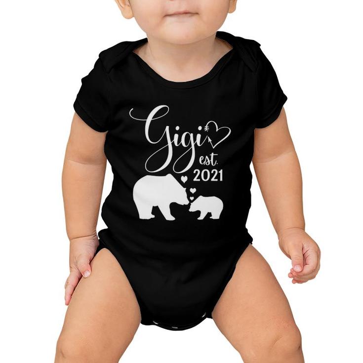 Gigi 2022 Gift New Grandmas Bear Grandmother Gifts Baby Onesie