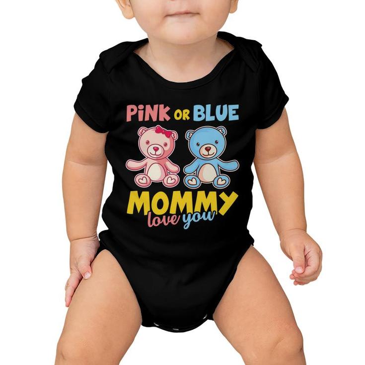 Pink Or Blue Baby Shower Gender Reveal Baby Gender Reveal Party Baby Onesie
