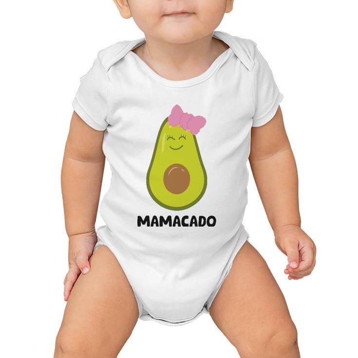 Avocado Mom Guacamole Mamacado Avocado  Baby Onesie